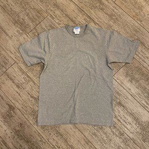Champion Gray Tee Plain Medium
